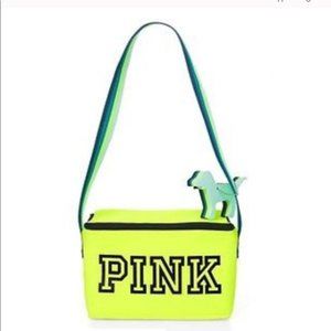 Victoria’s Secret Pink Cooler Dog Keychain Yellow